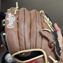 Rawlings Glove And Baseballs