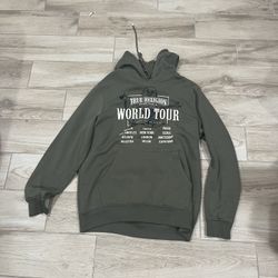 Vintage True Religion hoodie green Large