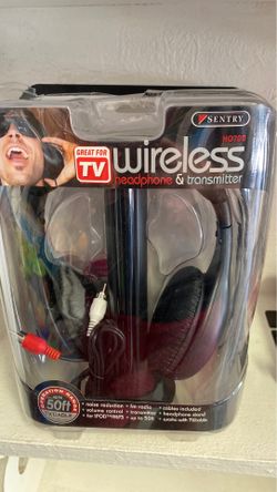 Wireless headphones with transmitter