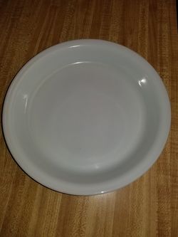 Vintage Genuine Pyrex White Milk Glass Pie Baking Dish #209