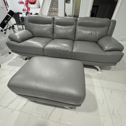 Leather Sofa 