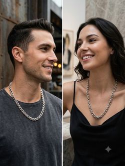 cadena de plata pura