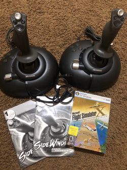 2 Microsoft Force Feedback & Flight Stimulator Game