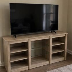 58” gray TV stand (new in the box)