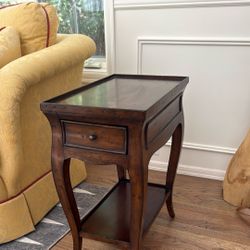 Small Side Table - Wood With Drawer