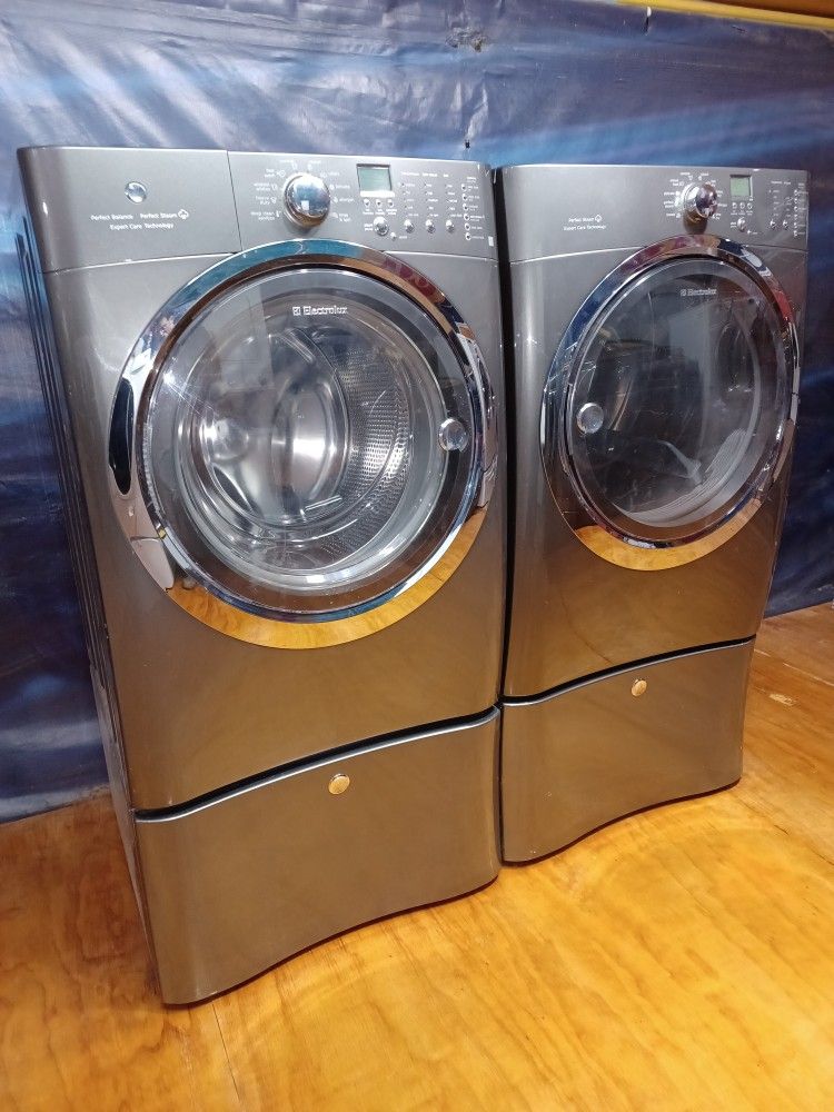 Electrolux Grey Washer And Electric Dryer Free Delivery And Installation With A 90 Day Warranty