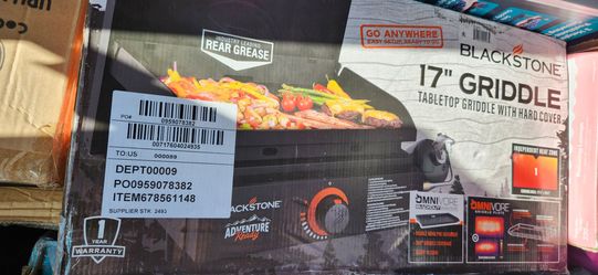 Blackstone 17" Tabletop Griddle with Hard Cover