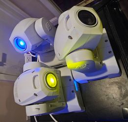Set of 3 ADJ Pocket Pro Pearl Moving Heads (White) LED 25W.