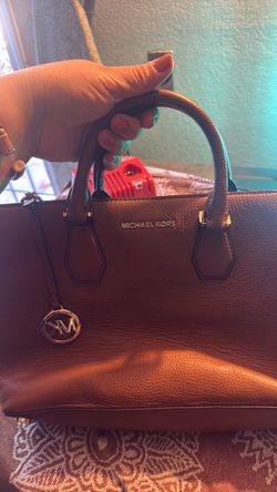 Michael Kors Brown Leather Satchel Handbag