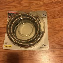 Unopened Stainless Washing Machine Water Lines