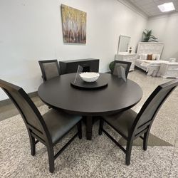 60”. Round New TABLE SET