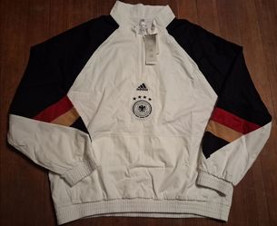 $90 Adult Size Xlarge Icon Adidas Germany DFB Half-Zip Track Jacket
