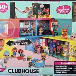 Brandnew LOL surprise Clubhouse Playset With 40+ Surprises