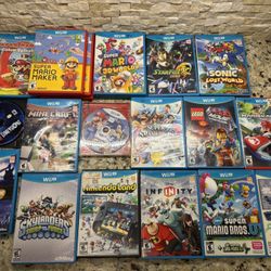 Wii U Video Games - Individually Priced