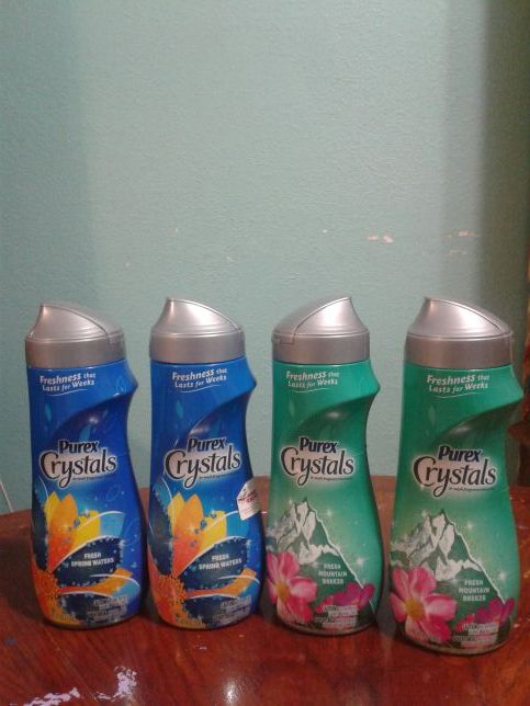 Purex crystals. Fragrance booster.