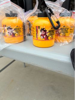 Dragon Ballz Mini Whey Protein Keychain (Double Scoop Size) | Mini Whey Protein Keychain Fitness Gifts | Gym Accessories Gift