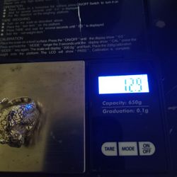 Sterling Silver Tiger Ring 