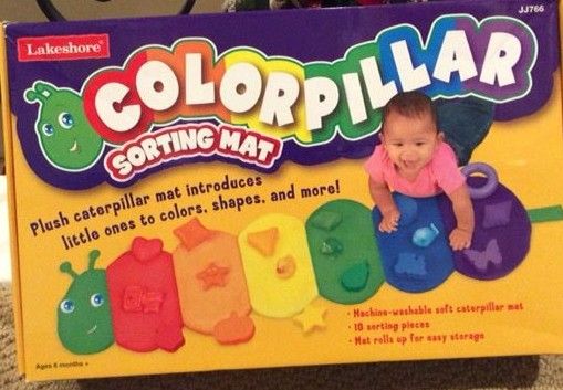 Lakeshore Learning Colorpillar Sorting Mat