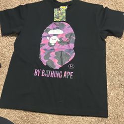 Purple/Black Bape T shirt 