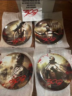 300 Movie Collector Plate Set