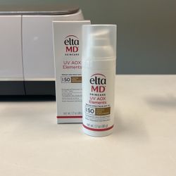New Elta MD SPF 50 UV AOX elements tinted 1.7 oz exp. 04/26