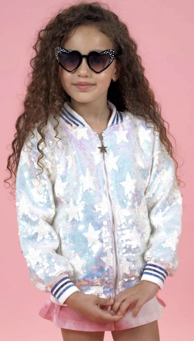 Sequin bomber Jacket