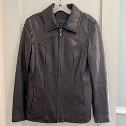 *’WINLIT’ SUPER SOFT BLACK LEATHER JACKET!*