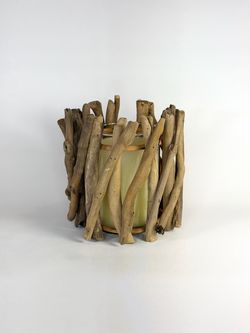 Driftwood Votive Holder w/ Flameless Candle