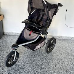 BOB Gear Revolution Flex Single Jogging Stroller with Snack Tray and Parent Console