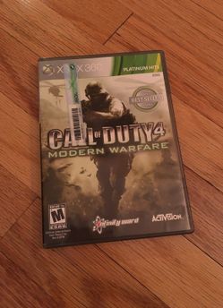 Xbox 360 game Call of Duty 4 modern warfare