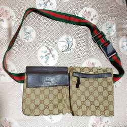 VINTAGE GUCCI WAIST POUCH SHOULDER BAG BUMBAG BELT BAG  