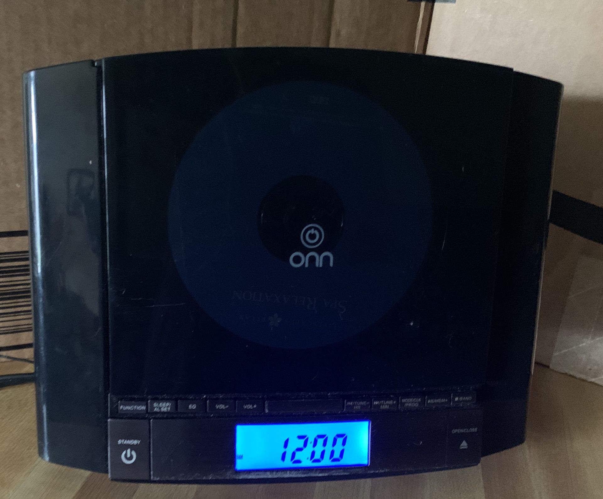 Tested and confirmed working great Onn Mini Stero System Ona 12av024 CD player only
