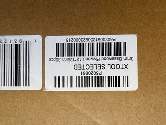 Xtool 12”x12” basswood (30 pieces)
