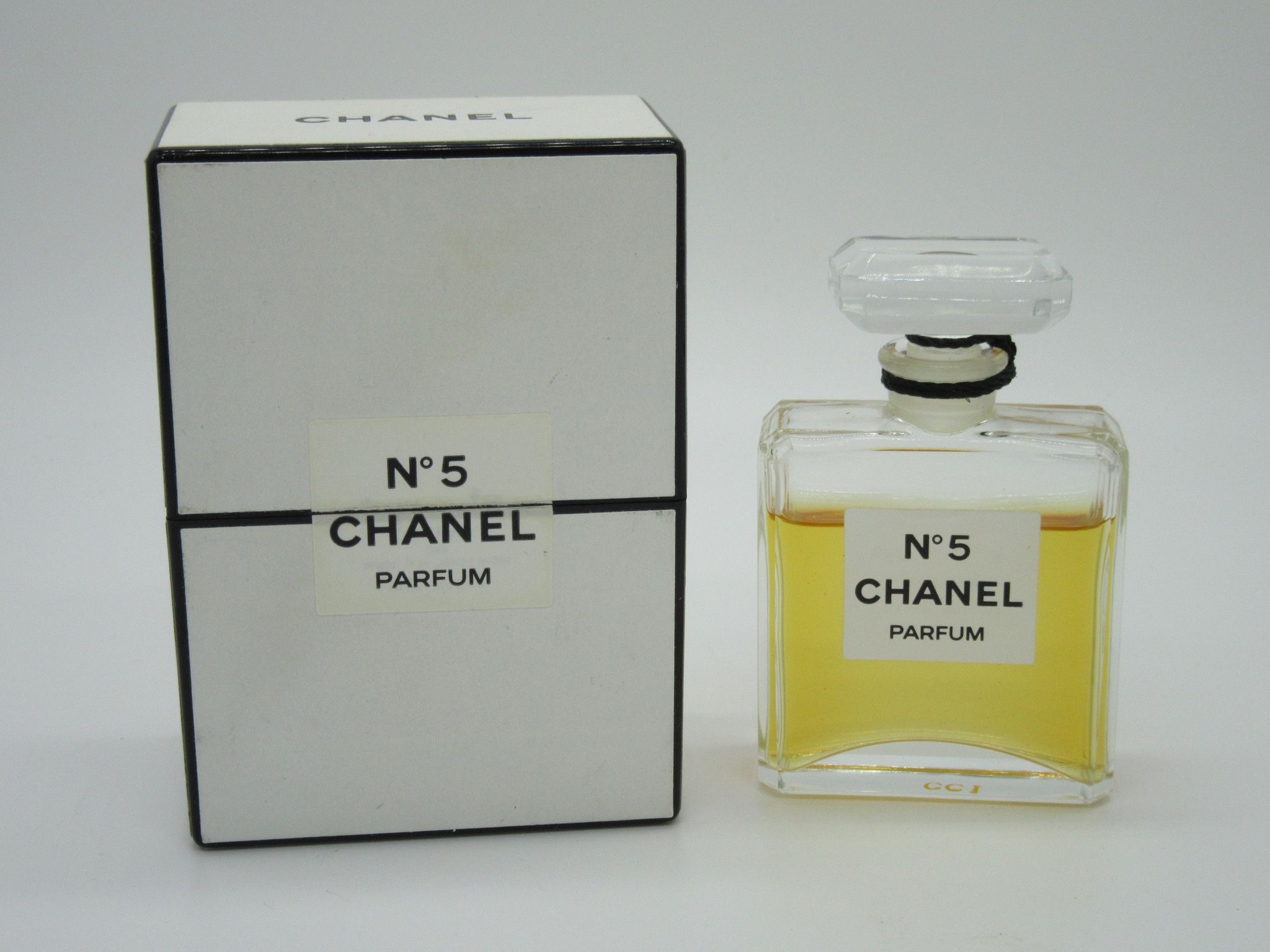 Chanel No 5 Parfum .25 fl oz 7.5 ml Perfume 80% Full W/ Box