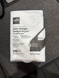 Medline Woven Gauze Sponges 4x4 200-Pack