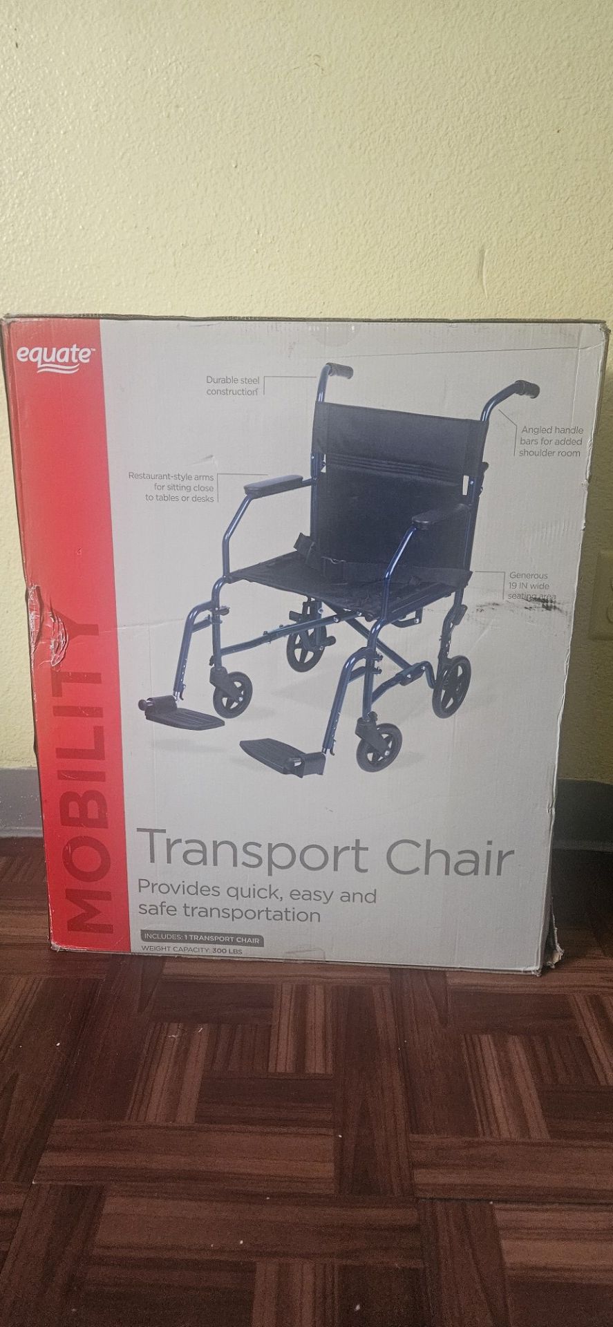 Equate wheelchair (transport chair)