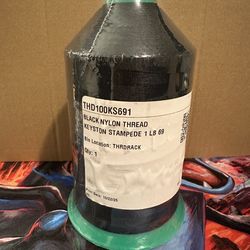 Keyston - Black Nylon Thread - Stampede Black (1 Lb / Size 69)