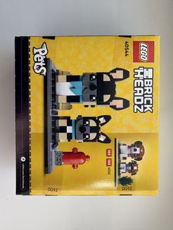NEW and SEALED and RETIRED Lego Brickheadz French Bulldog (40544)