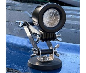 Magnetic Off-Road Light Carbon Fiber Articulating Arm LED Work 12v 24v