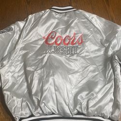 Vintage Bomber Jacket Coors Light