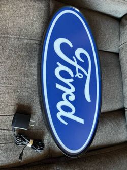 Ford Automotive LED Display Light Logo Emblem Collection Great At Auto Shop 