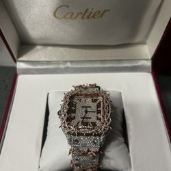 2 Tone Rose Gold Cariter Watch 