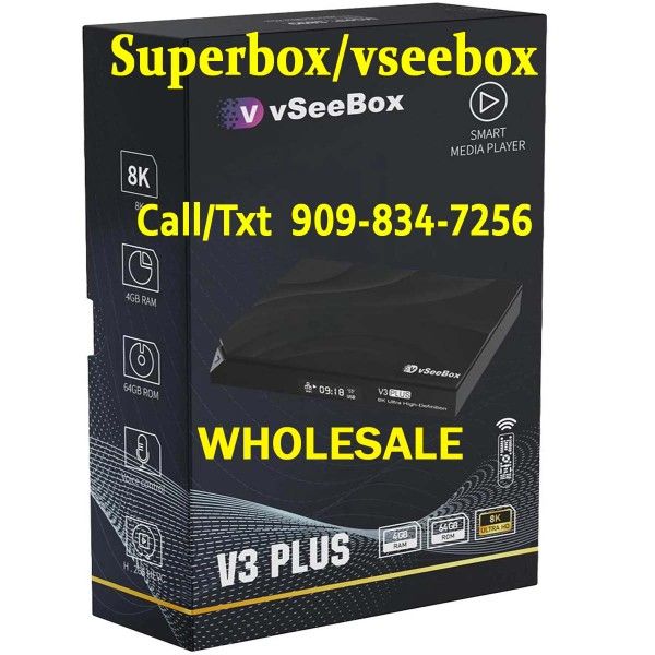VSEEBOX V3 PLUS - BRAND NEW  - AUTHORIZED DEALER  - 1 YEAR WARRANTY  SUPERBOX