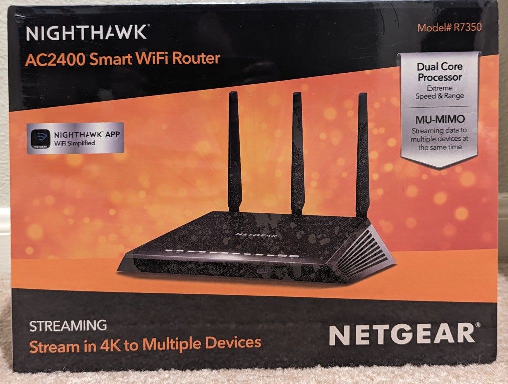 Nighthawk AC2400 Smart WiFi Router OBO 