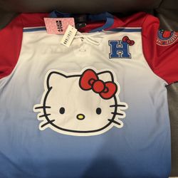 Hello Kitty Long Sleeve Hockey Jersey