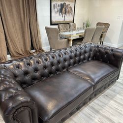 Leather Sofa 