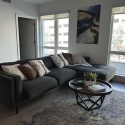 Grey Couch In Amazing Shape