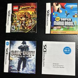 Nintendo DS Manuals  (LOT)