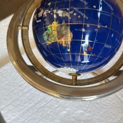 Vintage World Globe for Sale. $225.00 Not particularly sure of the finish.  Had this so long I considered it vintage. And I’m not sure where I got it 