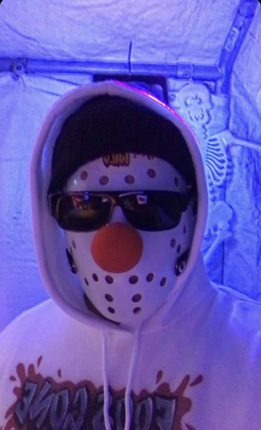 Foos Gone Wild Mask With OG Locs